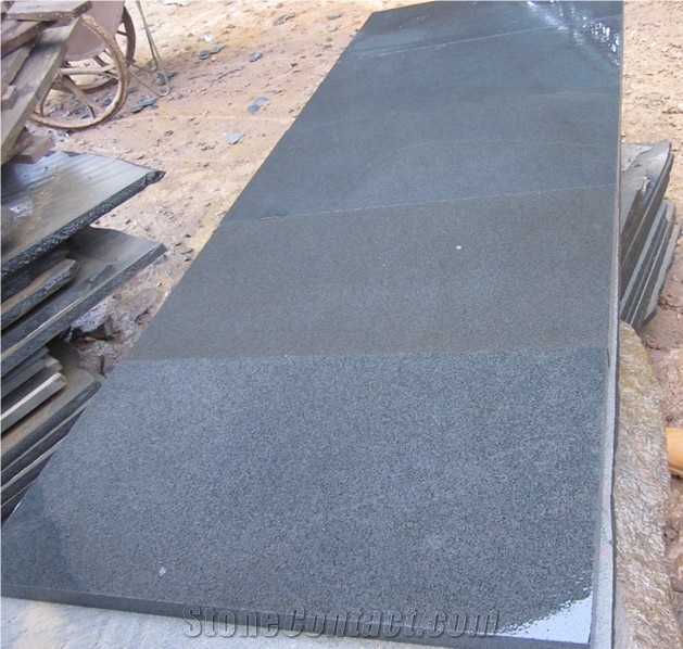 Natural Basalt Paving Stones Black Basalt Paving Flooring Tiles