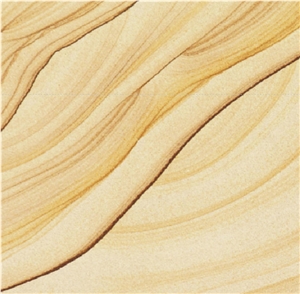 Wood Vein Sandstone Slab for Sale, China Beige Sandstone