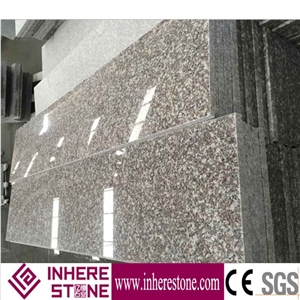 Cheap Polished G664 Granite/Luo Yuan Red Granite/ Brainbrook Brown Granite/Black Spots Brown Granite/China Pink Stairs & Steps, Stair Treads