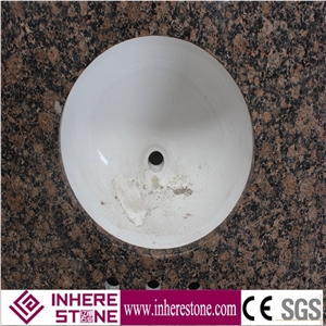 Hot Sale Baltic Brown Granite Vanity Top, Bathroom Countertop