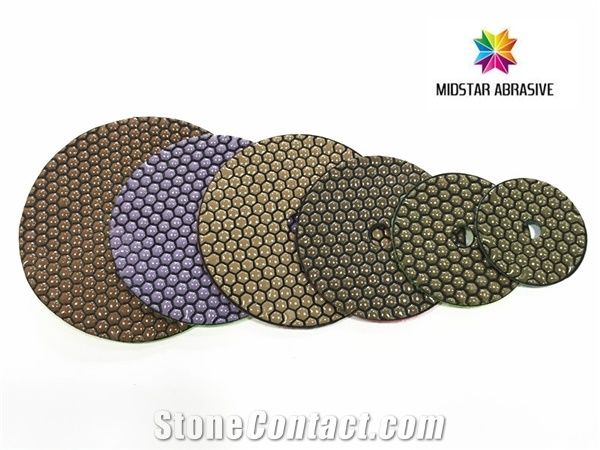 7 Steps Polishing Pad for Marble and Granite