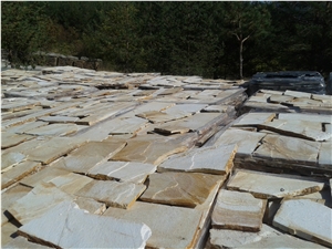 Yellow Pearl Quartzite Tiles & Slab