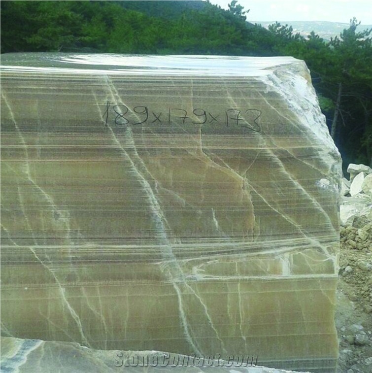 Caramel Onyx Rough Blocks