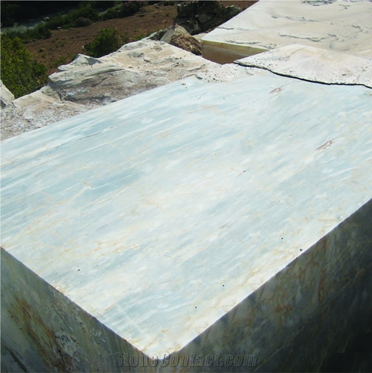 Sky Blue Marble Rough Blocks
