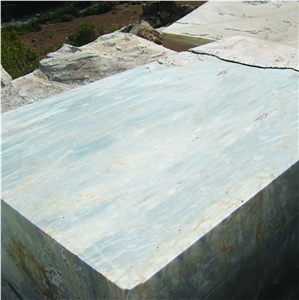 Sky Blue Marble Rough Blocks