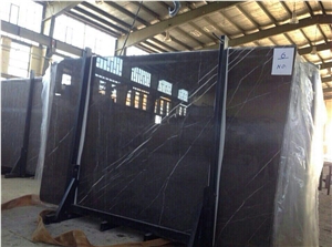 Black Esfahan Marble Marble Slabs & Tiles, Black Polished Marble Flooring Tiles, Floor and Wall Tiles