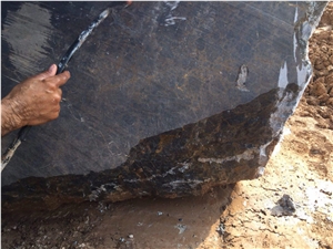 Golden Black Marble Blocks & Slabs, Black Polished Marble Tiles & Slabs