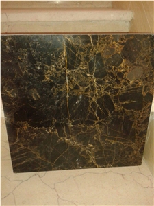 Golden Black Marble Blocks & Slabs, Black Polished Marble Tiles & Slabs