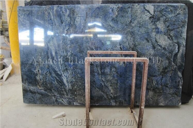 Azul Bahia Granite Slabs & Tiles, Brazil Blue Granite