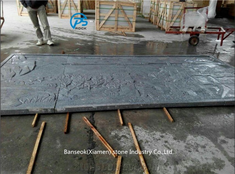 China Granite Relief & Etching, Factory, Wall Decorative