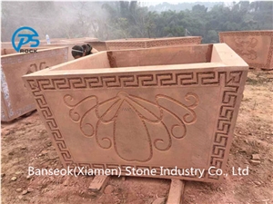 Granite Flower Pot, Garden Flower Pot, Flower Pot for Sale