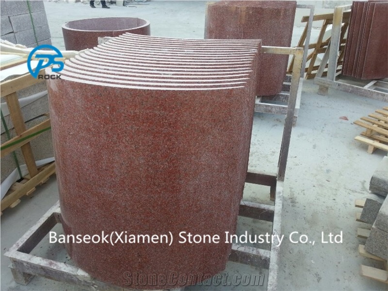 Imperial Red Granite Column, Red Granite Column, China Factory