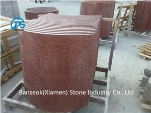 Imperial Red Granite Column, Red Granite Column, China Factory