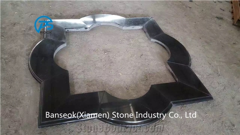 Mongolia Black Granite Kerbstone
