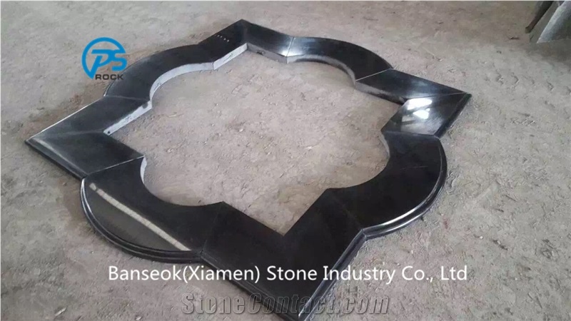 Mongolia Black Granite Kerbstone