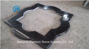 Mongolia Black Granite Kerbstone