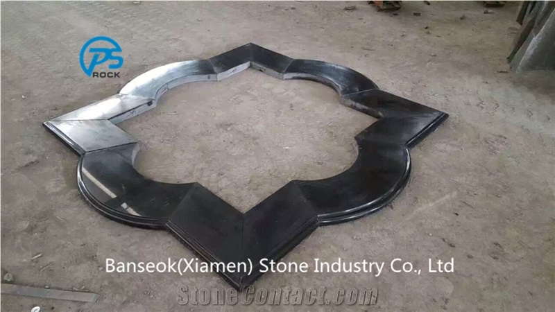 Mongolia Black Granite Kerbstone