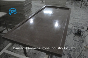 Sandstone Shower Tray, China Factory, Brown Sandstone