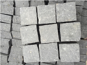 Black Basalt Cubestone Paving Stone