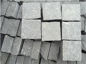 Black Basalt Cubestone Paving Stone