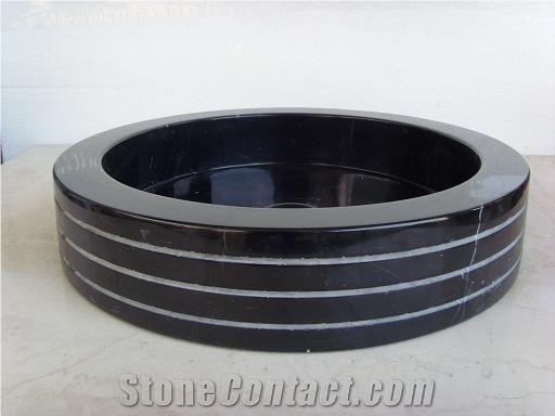 Black Marble Sinks & Basins, Wash Bowls, Vessel Sinks