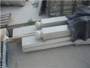 Grey Grantie Ball Parking Stone