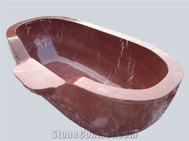 Red Marble Bathtubs, Red Marble Bath Tubs