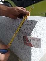 White Granite Stone Table, Kerbstones, Kerb Stone