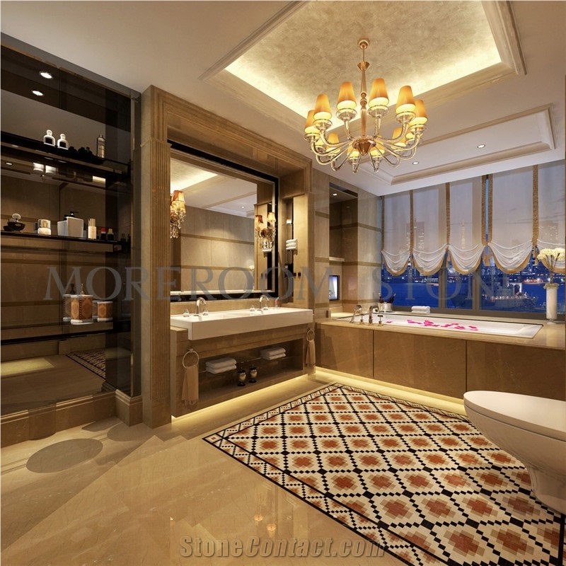 Chinese Marble Coral Red Marble Floor Mosaic Medallion Polished Red Marble Mosaic Medallion Polishes Mosaic Basketweave Mosaic Mosaic Pattern Wall Mosaic Bathroom Flooring Design