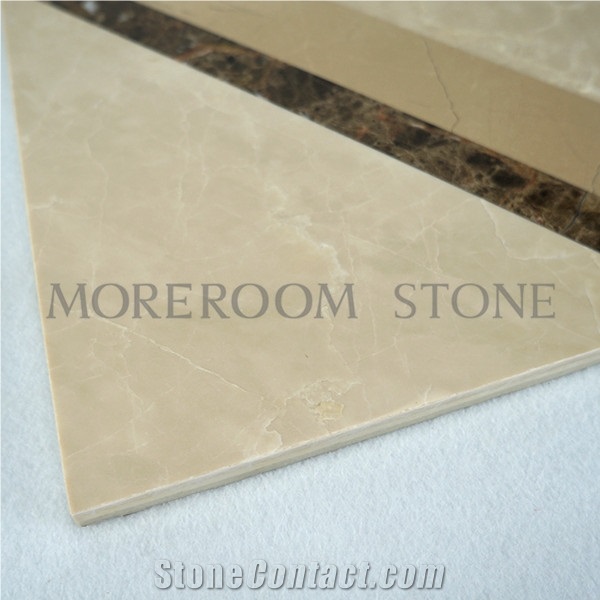Emperador Light Marble Floor Medallions Tiles, Water Jet Marble Designs Luxury Design Living Room Decor, Burdur Beige Marble Floor Medallions
