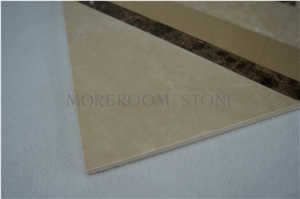 Emperador Light Marble Floor Medallions Tiles, Water Jet Marble Designs Luxury Design Living Room Decor, Burdur Beige Marble Floor Medallions