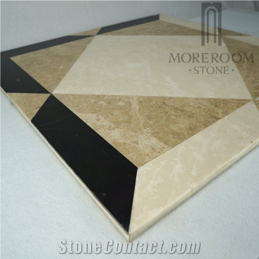 Geometrical Shape Marble Flooring Design