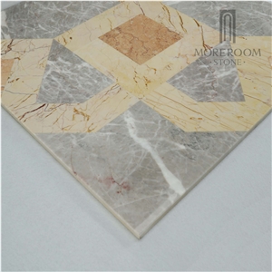 Grey Marble Water-Jet Laminated Floor Decorative Tile
