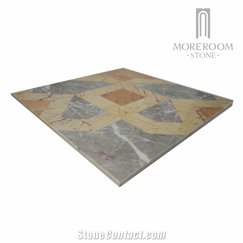 Grey Marble Water-Jet Laminated Floor Decorative Tile