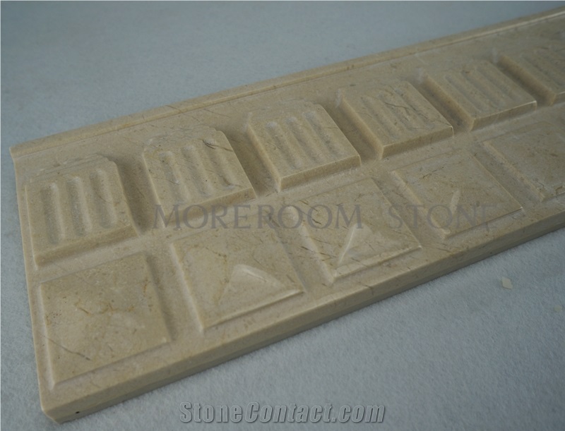 Iran Beige Marble Tiles Price Walling Tiles Ceramic Backes 3d Wall Skirting 3d Skirting Marble Panels Cnc Wall Panels 3d Decoration Composite Marble Tiles for Wall Decoration