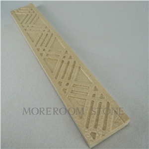 Iranian Beige Marble Border Designs for Projects Ceramic Border Tile