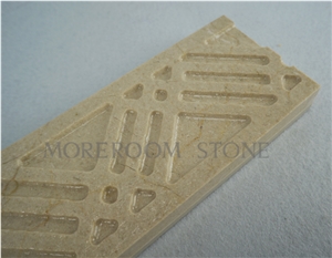 Iranian Beige Marble Border Designs for Projects Ceramic Border Tile