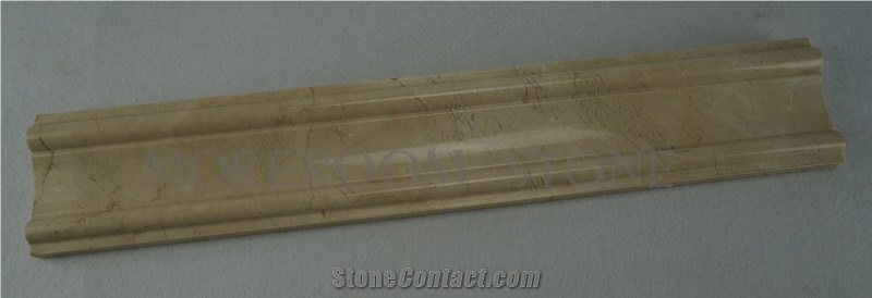 Polished Marble Moulding Backed Honeycomb Iran Marble Stone Shayan Beige Marble Price Marble Skirting Cnc Dome Mouldings Bullnose Moldings Ogee Moldings Crown Moldings