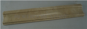 Polished Marble Moulding Backed Honeycomb Iran Marble Stone Shayan Beige Marble Price Marble Skirting Cnc Dome Mouldings Bullnose Moldings Ogee Moldings Crown Moldings