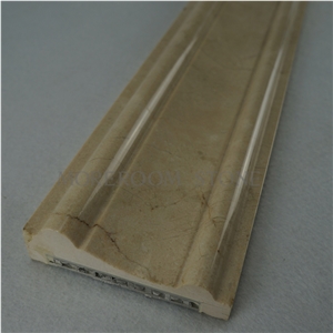 Polished Marble Moulding Backed Honeycomb Iran Marble Stone Shayan Beige Marble Price Marble Skirting Cnc Dome Mouldings Bullnose Moldings Ogee Moldings Crown Moldings
