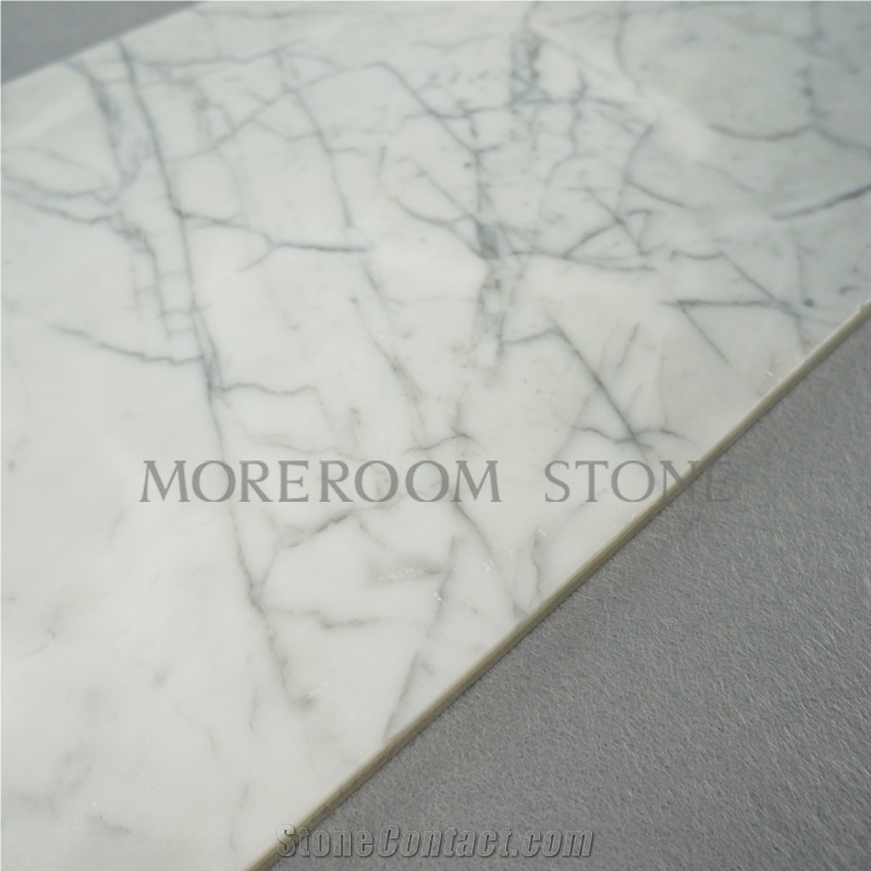 Polished White Marble Price Italian Calacatta Marble Tile White Carrara Marble Tile White Marble Stone White Marble Floor Design 24x24 White Carrara Marble Tiles