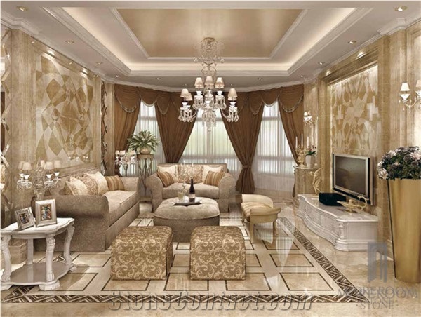 Spain Bunol Emperador Light Marble Waterjet Medallions Composited Marble Waterjet Medallion Waterjet Marble Designs Marble Price