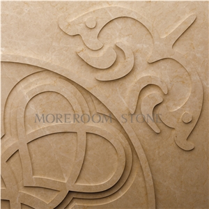 Spanish Marble Price Crema Marfil Marble High Quality Marble Wall Stone Marble Cnc Stone Laminated 3d Walling Tiles Buliding Stones 3d Wall Panels Cnc Wall Panels