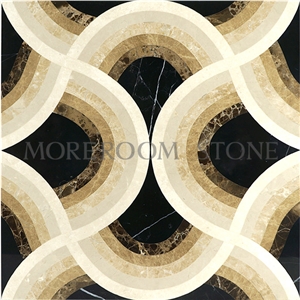 Turkey Emperador Marble Waterjet Medallions,Marble 24x24 Floor Tiles Medallions for Modern House Design, Emperador Light Brown Marble Medallion