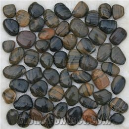 Natural Mixed Pebble Stone with Varies Colors
