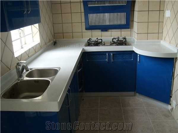 Blue Quartz Stone Slab/Engineered Stone Slab/Artificial Stone Slab/Solid Surface Tile/Quartz Tile/Silestone