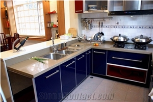 Blue Quartz Stone Slab/Engineered Stone Slab/Artificial Stone Slab/Solid Surface Tile/Quartz Tile/Silestone