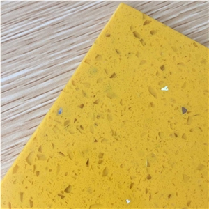 Mango Yellow Quartz Stone /Engineered Stone Kitchen Countertop/Artificial Stone Kitchen Countertop /Solid Surface Top/Quartz Countertop/Silestone