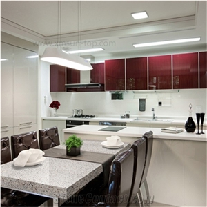 Yellow Quartz Stone Kitchen Countertop/Engineered Stone Kitchen Top/Artificial Stone Countertop /Solid Surface Top/Quartz Countertop/Silestone