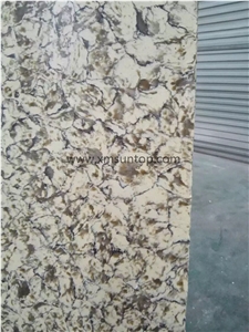 Yellow Quartz Stone Slab & Tiles/Engineered Stone Slab